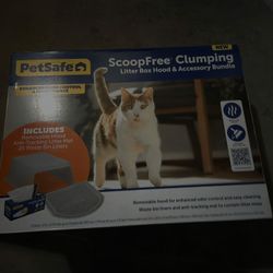 PetSafe Scoop Free Clumping  Litter Box Hood Bundle