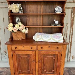 Rustic Antique Pine Cabinet