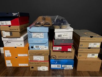 18 pairs of brand new woman shoes size 6-7 bundle sale