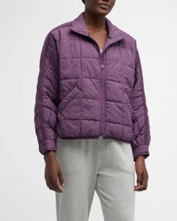 FP Movement by Free People Pippa Packable Puffer Jacket Mulberry Sz. M