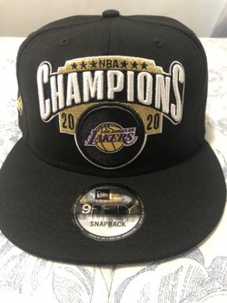 LAKERS 2020 NBA CHAMPIONS HAT NEW