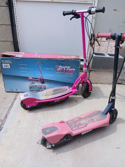 2 razor scooters