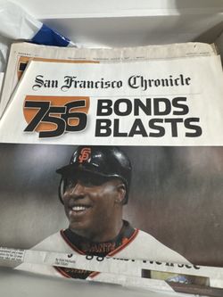 Barry Bonds Home Run 756 Memorabilia