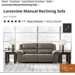 Ashley Reclining Sofa