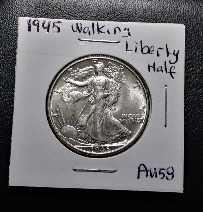 1945 Walking Liberty Half Dollar
