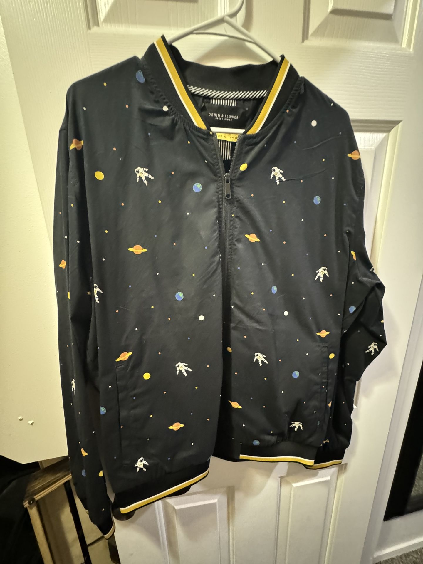 Denim And Flower Space Jacket