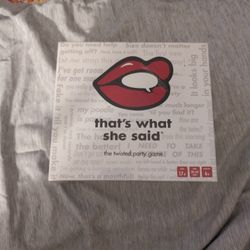 that's what she said Board Game