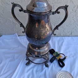 Automatic Electric Coffee Maker Sliverplate 