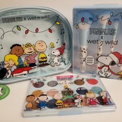 Charlie Brown And Snoppy 3pk Makeup Set For Sale 