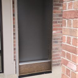 Brown Bookcase 80" tall X 36" wide FREE