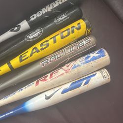6 Baseball Bats 