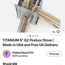 Portable Firebox Stove