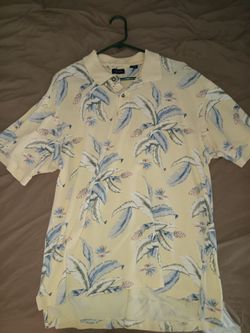Men's Izod Dress Shirt Cotton Short Sleeve