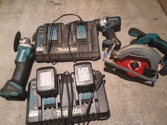 Makita Cordless Tool Set with Chargers