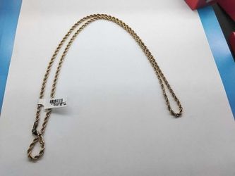 Rope Chain - Yellow Gold 10k (.417) 6.7 grams 27 inch