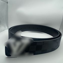 Men’s Belt Silver Buckle