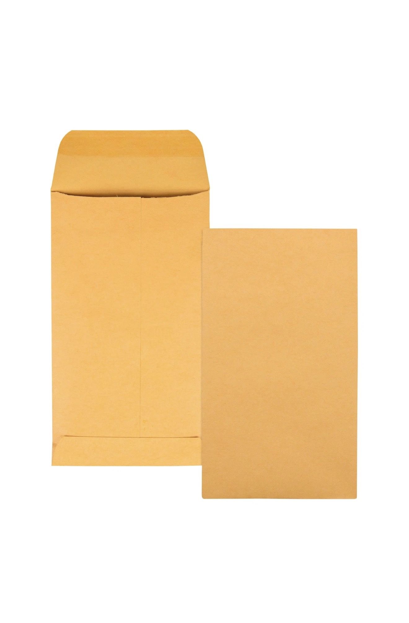 20pk Heavy Duty Kraft Paper Specialty Coin Sleeve 3 1/8” x 5 1/2” -7.9 x 13.9 cm