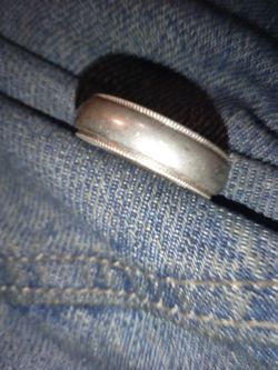 Sterling silver mens ring