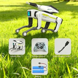 Remote Control Toy - Robot Dog, Long-Range Control, Bionic Limbs, Lifelike, Understands Voice Commands, Sings and Dances, Ideal for Indoor/Outdoor Pla