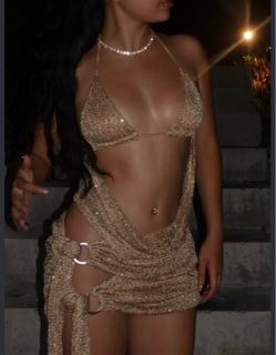 Shimmer Mini Dress