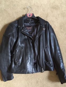 Xpert Performance padded ladies leather jacket