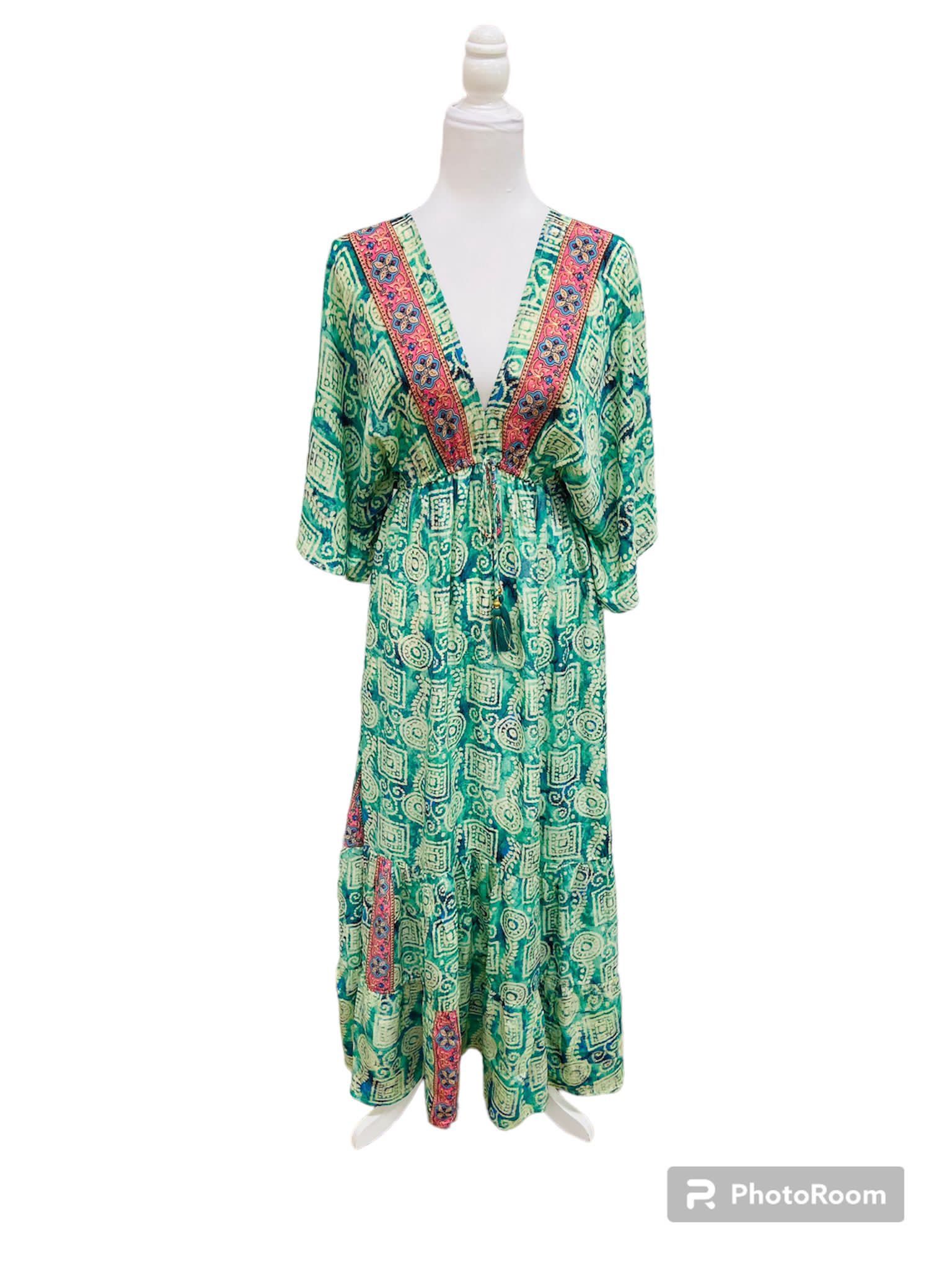 Women Ladies Boho Floral Maxi Dress Cocktail Party Evening Summer Beach Sundress one size