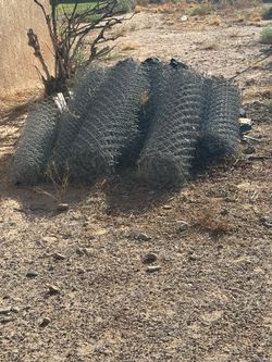 Chain link fence