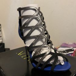 Heel Blue Silver 