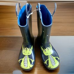 Boy’s Martian Blue rain boots size 13 NEW