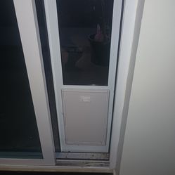 Pet door for patio .
