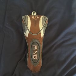 Ping G10 Rescue Head Covers Brown Black Gray White Set of 2 Golf Accessory