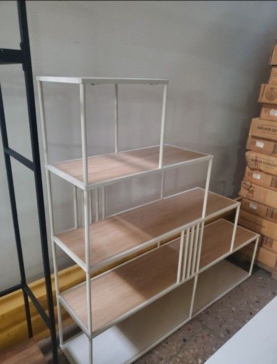 Minimalist Divider Bookshelf with Slats(New In A Box)