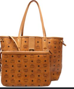 MCM Liz Reversible Tote + Pouch