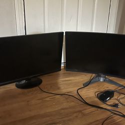 MSI 165 Hz Gaming monitor And 75hz Acer Monitor