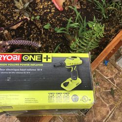 Ryobi power inflator 18v