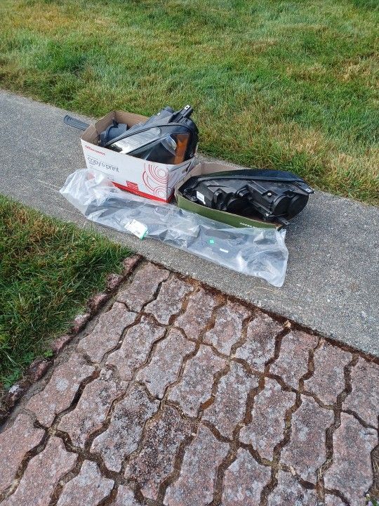 Volkswagen Headlights, Foglights, Front Bumper Cover