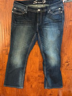 Seven7 x Lane Bryant Slim Boot Stud Embellished Y2K Jeans Women's Size 20 NWT