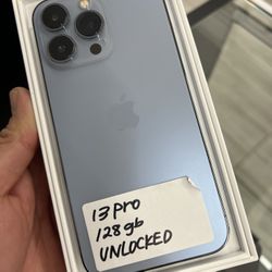 Blue 13 Pro Max Unlocked. Cash Or $50 Down W Approval 