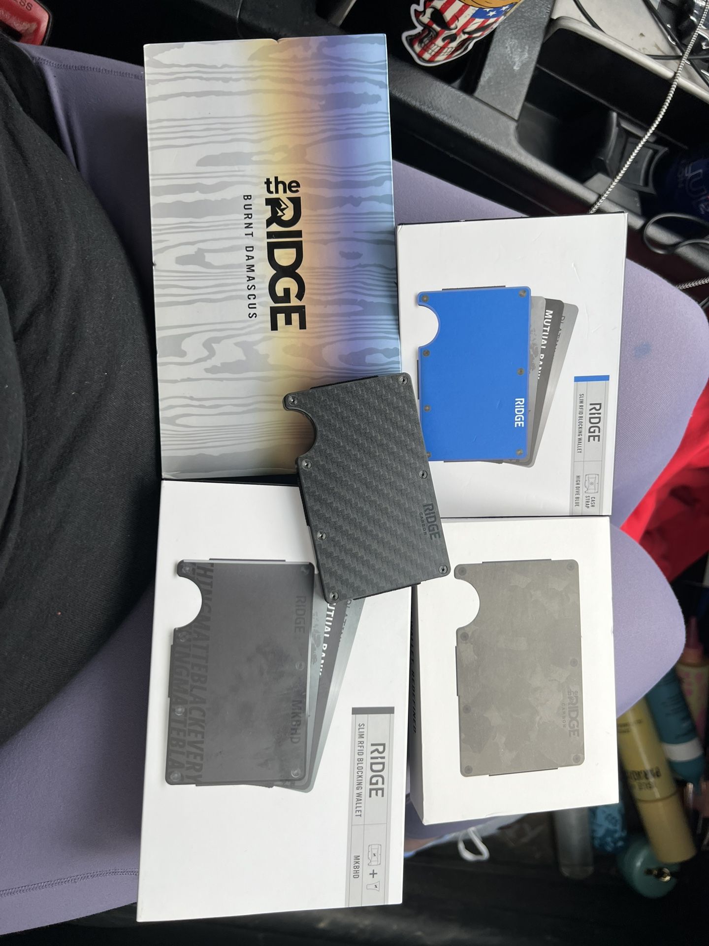 Multiple Ridge Wallets In Various Colors and Prices