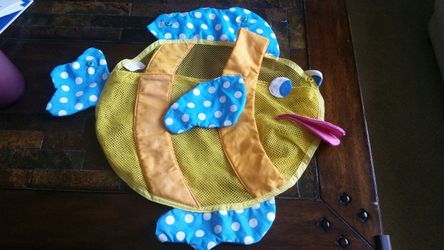 Kids hanging bath toys mesh bag