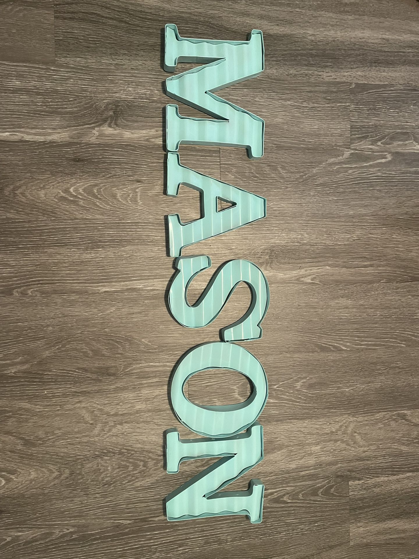 Metal Letters “Mason”