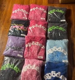 1:1 Sp5der Hoodies Bundle Mixed Colors