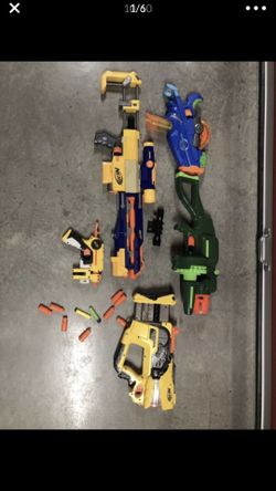 Nerf gun arsenal