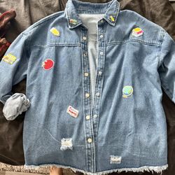 Denim Teacher Shirt/Jacket