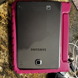 Galaxy Tablet SM-T350 With Pink Case 