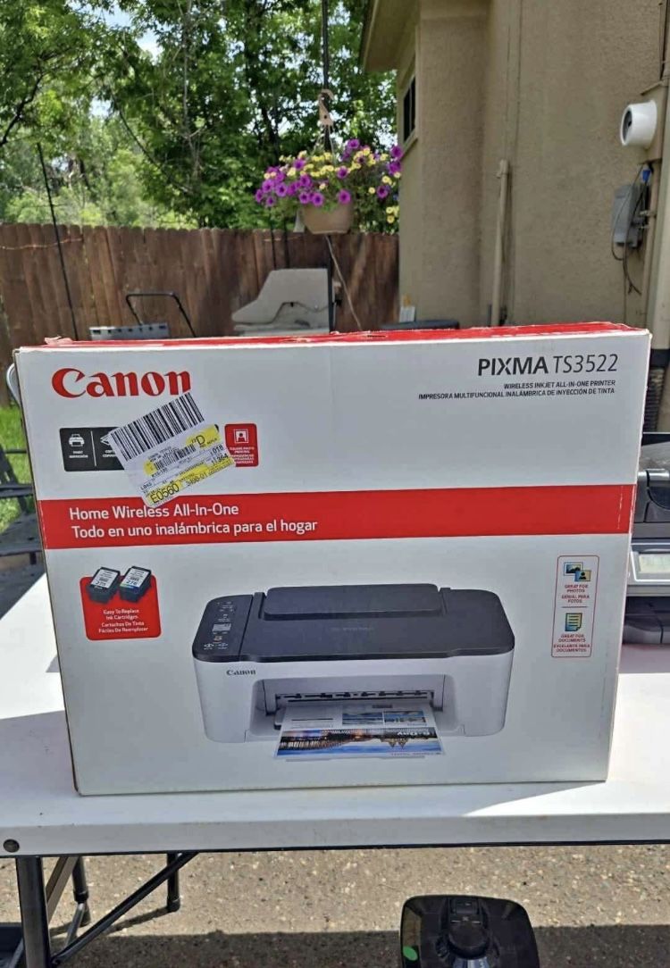 Canon PIXMA TS3522 Wireless Inkjet All-in-One Printer