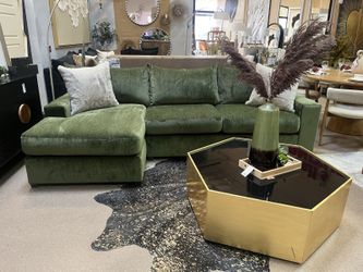 Sale.. Sale...Casual Transitional 2 pc Chaise Sectional! Proudly made in USA!!