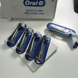 Oral-B iO Ultimate Clean Replacement Brush Heads, Black, 4-Count