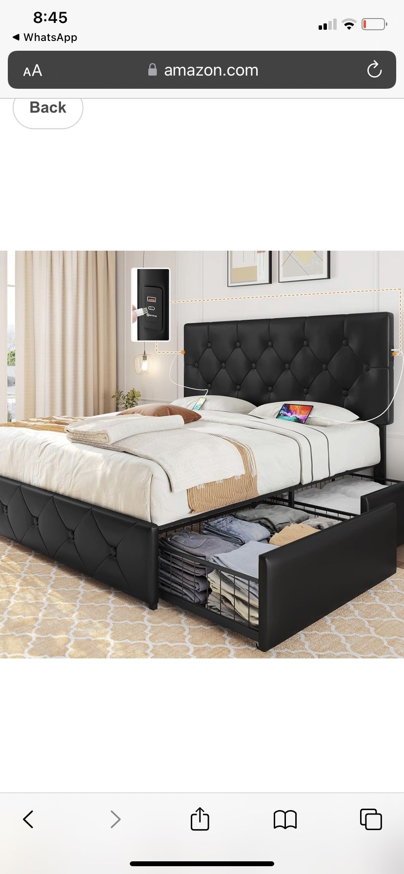 Queen Size Bed Frame With Matters