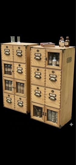 Birch plywood storage 8 drawers mini chest organizer